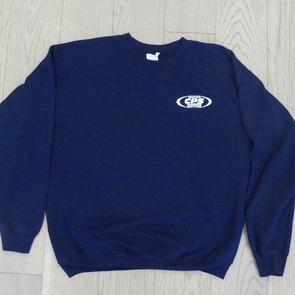 CPS Central Plumbing Services Navy Blue Large Sweatshirt - Picture 1 of 4